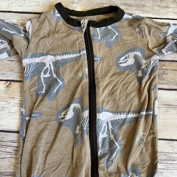 KicKee Pants Dinosaur Zipper Sleeper 6-9m - Picture 7 of 7